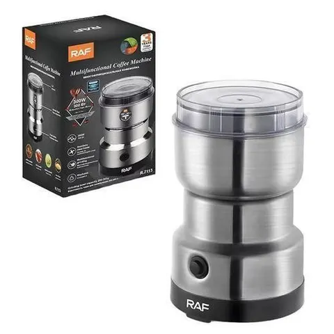 RAF Coffee Grinder Electric & Spice Grinder, 300W Fast Grinding with Stainless Steel Bla…