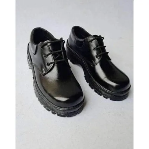 PU Leather Unisex Back To School Shoes/ Toughees Shoes - Black