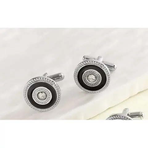 Dy Round design cufflinks