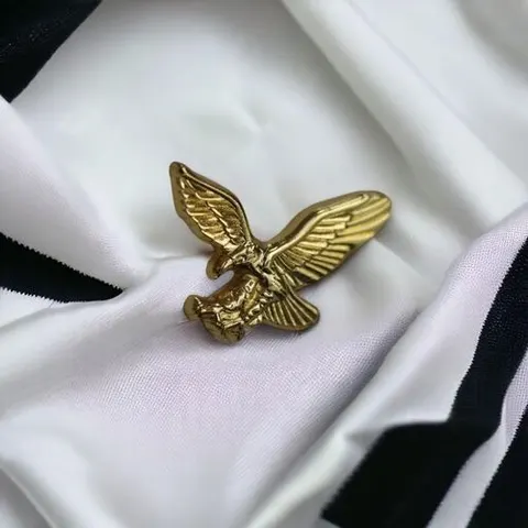 Gk Gk Gold Flying Eagle Lapel Pin - Metal Cufflinks for Men